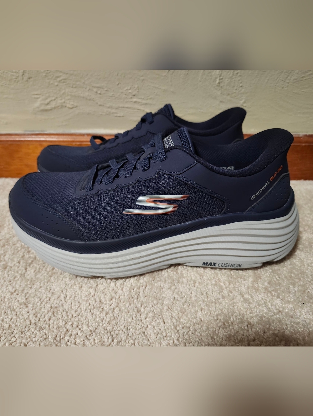 Skechers Men's Max Cushion Athletic Sneakers - Navy Blue